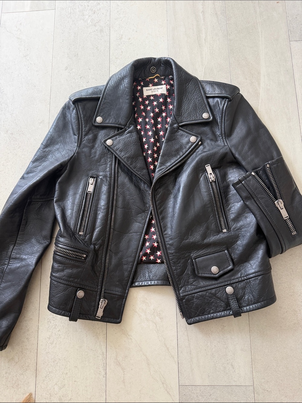SAINT LAURENT moto jacket